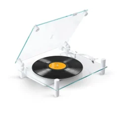Transparent Turntable - White