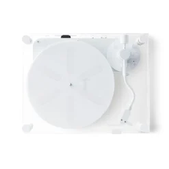 Transparent Turntable - White