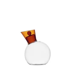 Travasi Pot With Lid Clear/Amber - 37 cl