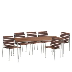 Traverse spisegruppe med bord 190cm & 6 stoler