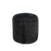 Tres Outdoor Pouf Black