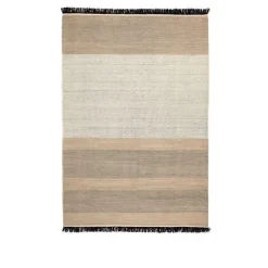 Tres Stripes Black Rug