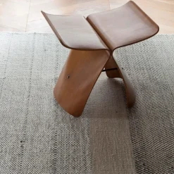 Tres Stripes Black Rug