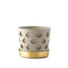 Trio Flower Pot Drop - Beige