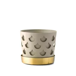 Trio Flower Pot Drop - Beige