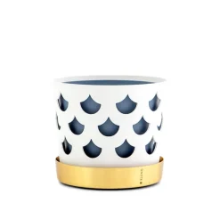 Trio Flower Pot Drop - Hvit