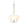 Triple Angle Pendant Satin Brass