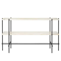 TS konsollbord 2 hyller svart