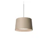 Twiggy Wood Pendant Greige