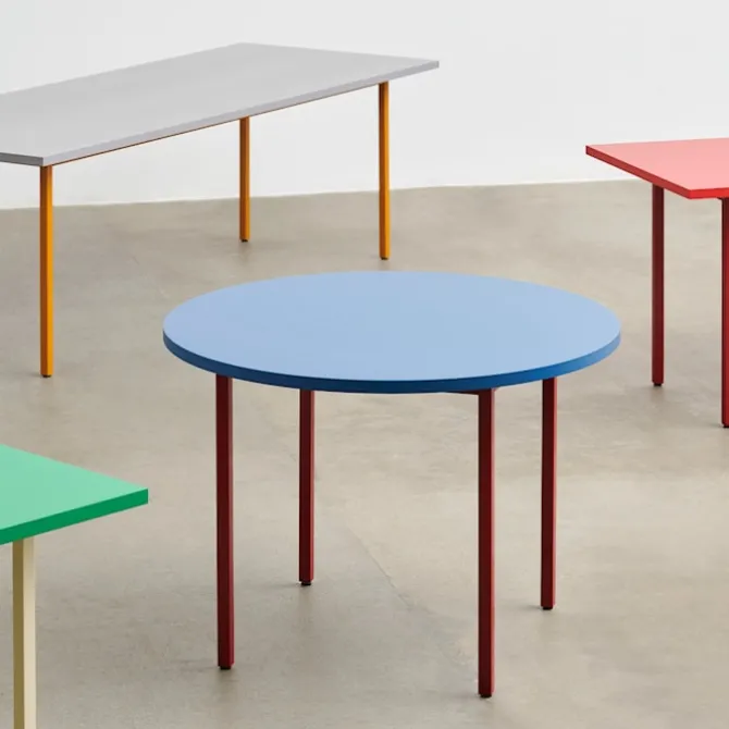 Two-Colour spisebord Ø105 cm