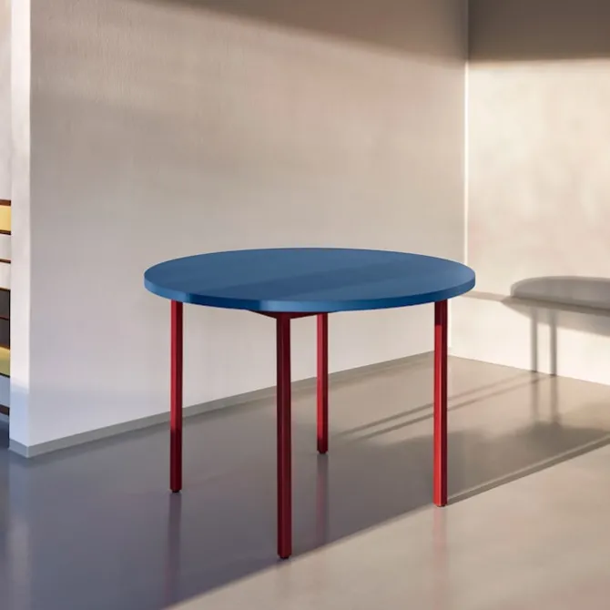 Two-Colour spisebord Ø105 cm