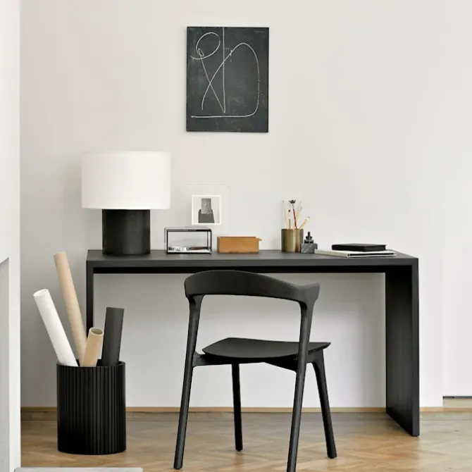 U Desk Black Oak