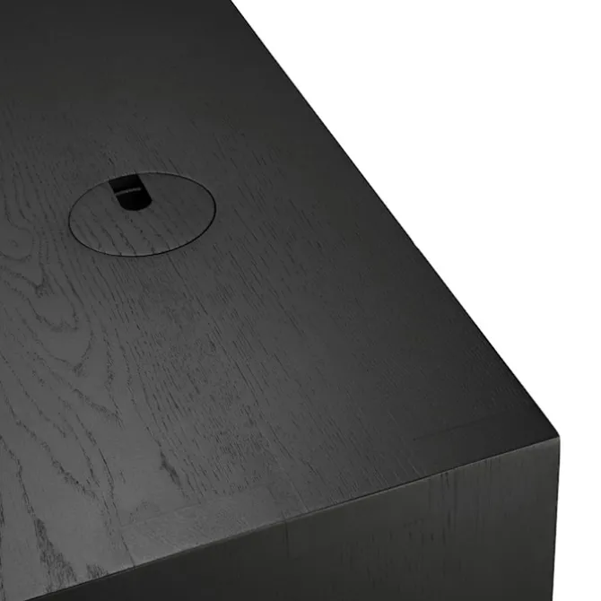 U Desk Black Oak