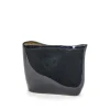 Vase Terres Low, Dark Blue/Misty Grey
