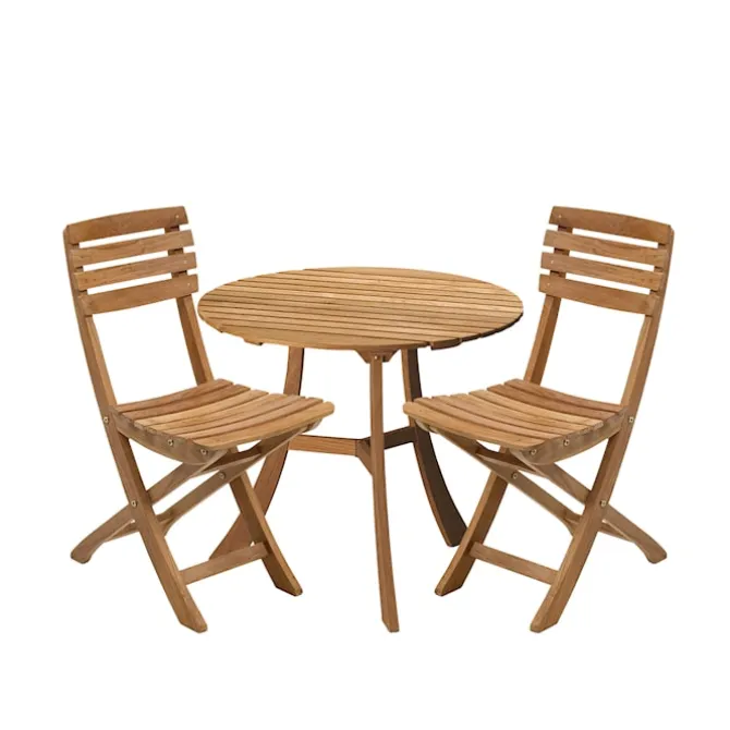 Vendia spisegruppe med bord Ø75cm & 2 stoler