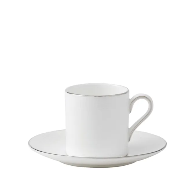 Vera Wang Blanc Sur Blanc Espresso Saucer