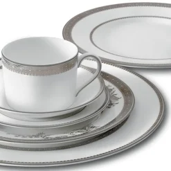 Vera Wang Lace Platinum Dinner Plate