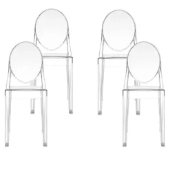 Victoria Ghost Chair 4-pakning