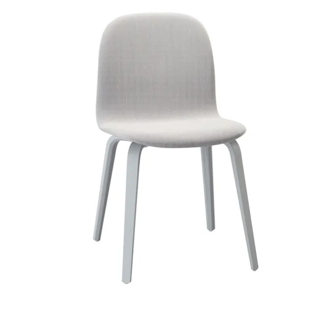 Visu chair wood base upholstery