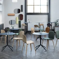 Visu chair wood base upholstery