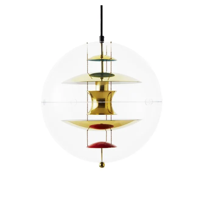 VP Globe Brass Pendant