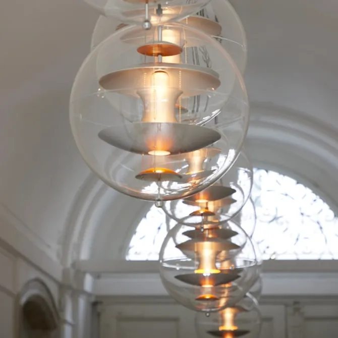 VP Globe Brushed Alu Pendant