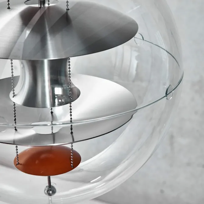 VP Globe Brushed Alu Pendant