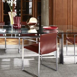 W01 Doge Polished Aluminium Smoked Anthracite Glass