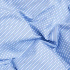 Wall Street Duvet Cover Oxford Stripe Light Blue