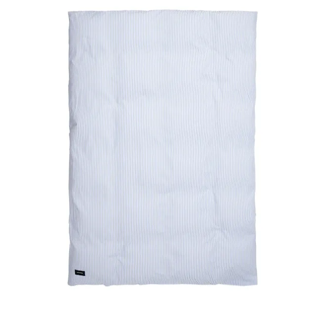 Wall Street Duvet Cover Oxford Stripe White