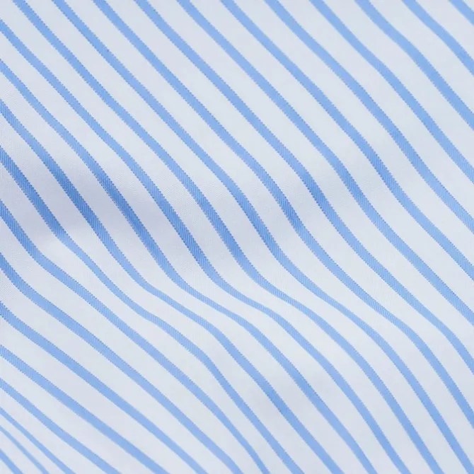 Wall Street Duvet Cover Oxford Stripe White