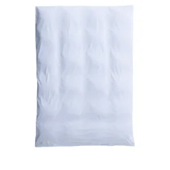 Wall Street Duvet Cover Poplin Stripe Light Blue