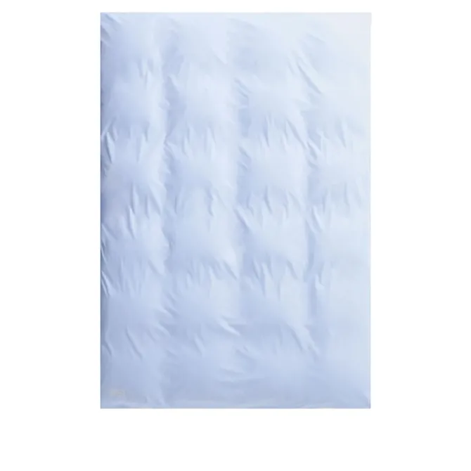 Wall Street Duvet Cover Poplin Light Blue Striped Dots Jacquard