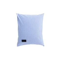 Wall Street Pillow Case Oxford Stripe Light Blue