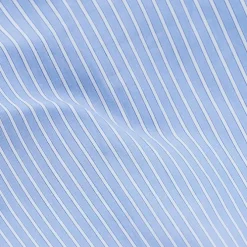 Wall Street Pillow Case Oxford Stripe Light Blue
