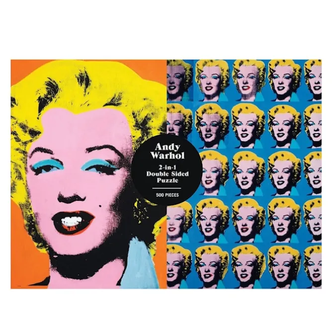 Warhol - Marilyn 2-Sided 500 Piece Puzzle
