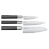 Wasabi Knivsett - Brukskniv 10 cm, Brukskniv 15 cm & Santokukniv 16,5 cm