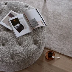 Wheel puff med flere knapper Ø 80 cm