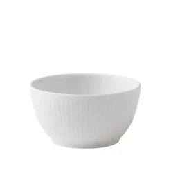 White Fluted Bolle 15 cl