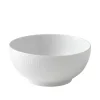 White Fluted Bolle 73 cl / 15 cm