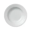 White Fluted Dyp Tallerken 21 cm