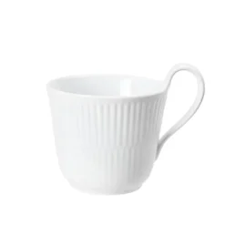 White Fluted Krus Med Høy Hank 24 cl