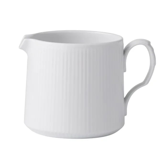 White Fluted Moderne Kanne 70 cl