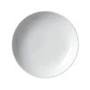 White Fluted Moderne Tallerken 20 cm