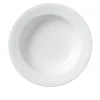 White Fluted Pastatallerken 30 cm