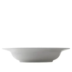 White Fluted Pastatallerken 30 cm