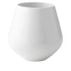 White Fluted Stor Vase 20,5 cm