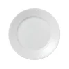 White Fluted Tallerken 22 cm