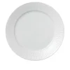 White Fluted Tallerken 27 cm
