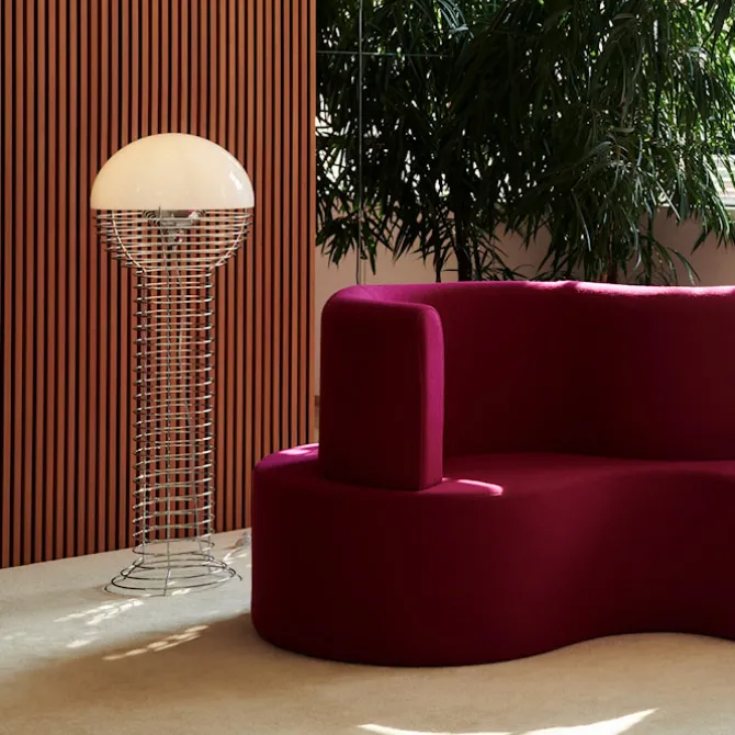 Wire Floor Lamp